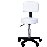 HOMCOM Hocker, BxH: 35 x 84 cm, Kunstleder - weiss von HOMCOM