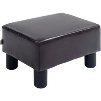 HOMCOM Hocker, LxBxH: 40 x 30 x 24 cm - braun von HOMCOM