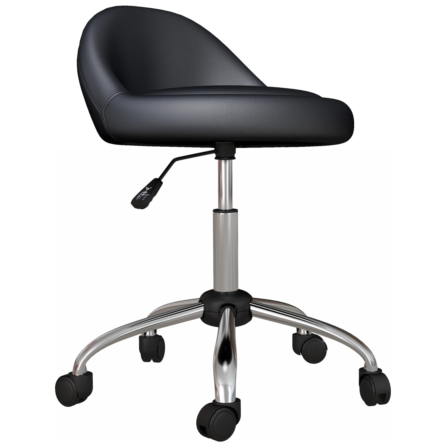 HOMCOM Höhenverstellbarer Arbeitshocker 63-83 cm mit Rädern HOMCOM Höhenverstellbarer Arbeitshocker 63-83 cm mit Rädern von HOMCOM