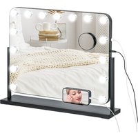 HOMCOM Hollywood Spiegel mit Beleuchtung, Schminkspiegel mit 14 LED Licht HOMCOM Hollywood Spiegel mit Beleuchtung, Schminkspiegel mit 14 LED Licht von HOMCOM