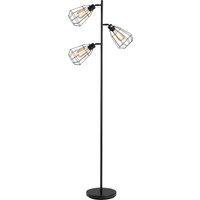 HOMCOM Industrielle Design Stehlampe 3 Glühbirnen max. 40 W Käfiglampenschirm Schwarz Aosom HOMCOM Industrielle Design Stehlampe 3 Glühbirnen max. 40 W Käfiglampenschirm Schwarz Aosom von HOMCOM