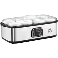 HOMCOM Joghurtbereiter 25W mit LCD-Display, 8 Gläser 180ml mit Deckel, einstellbare Temperatur aus PC & PP-Kunststoff Aosom.de HOMCOM Joghurtbereiter 25W mit LCD-Display, 8 Gläser 180ml mit Deckel, einstellbare Temperatur aus PC & PP-Kunststoff Aosom.de von HOMCOM