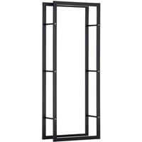 HOMCOM Kaminholzständer schwarz B/H/L: ca. 25x150x60 cm HOMCOM Kaminholzständer schwarz B/H/L: ca. 25x150x60 cm von HOMCOM