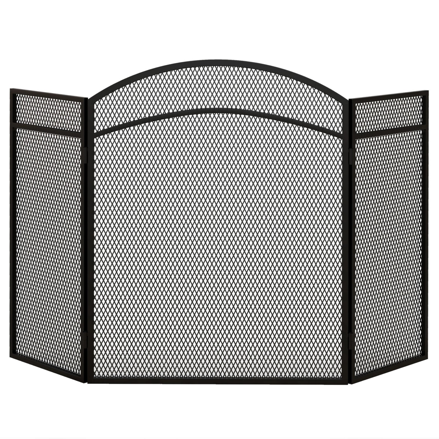 HOMCOM Kaminschutzgitter Klappbares Metall Schwarz 96L x 1B x 60H cm HOMCOM Kaminschutzgitter Klappbares Metall Schwarz 96L x 1B x 60H cm von HOMCOM