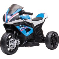 HOMCOM Kinder-Elektromotorrad blau B/H/L: ca. 42x54x82,5 cm von HOMCOM