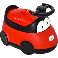 HOMCOM Kinder-WC von 6 Monaten bis 3 Jahren, WC für Kinder in Autoform mit Lenkrad und herausnehmbarer Schale, Rot Aosom HOMCOM Kinder-WC von 6 Monaten bis 3 Jahren, WC für Kinder in Autoform mit Lenkrad und herausnehmbarer Schale, Rot Aosom von HOMCOM
