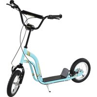 HOMCOM Kinderroller Höhenverstellbar Tretroller mit 12 Zoll Luftreifen, Kinder Roller für Jungen und Mädchen ab 5 Jahre, Scooter Kickscooter Cityroller Hellblau Aosom HOMCOM Kinderroller Höhenverstellbar Tretroller mit 12 Zoll Luftreifen, Kinder Roller für Jungen und Mädchen ab 5 Jahre, Scooter Kickscooter Cityroller Hellblau Aosom von HOMCOM