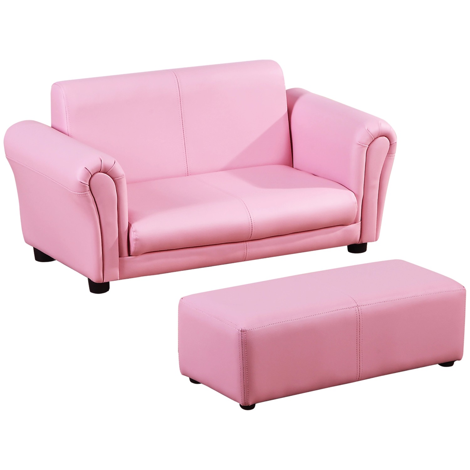 HOMCOM Kindersessel mit Fußhocker Hocker Rosa 83 x 42 x 41 cm HOMCOM Kindersessel mit Fußhocker Hocker Rosa 83 x 42 x 41 cm von HOMCOM