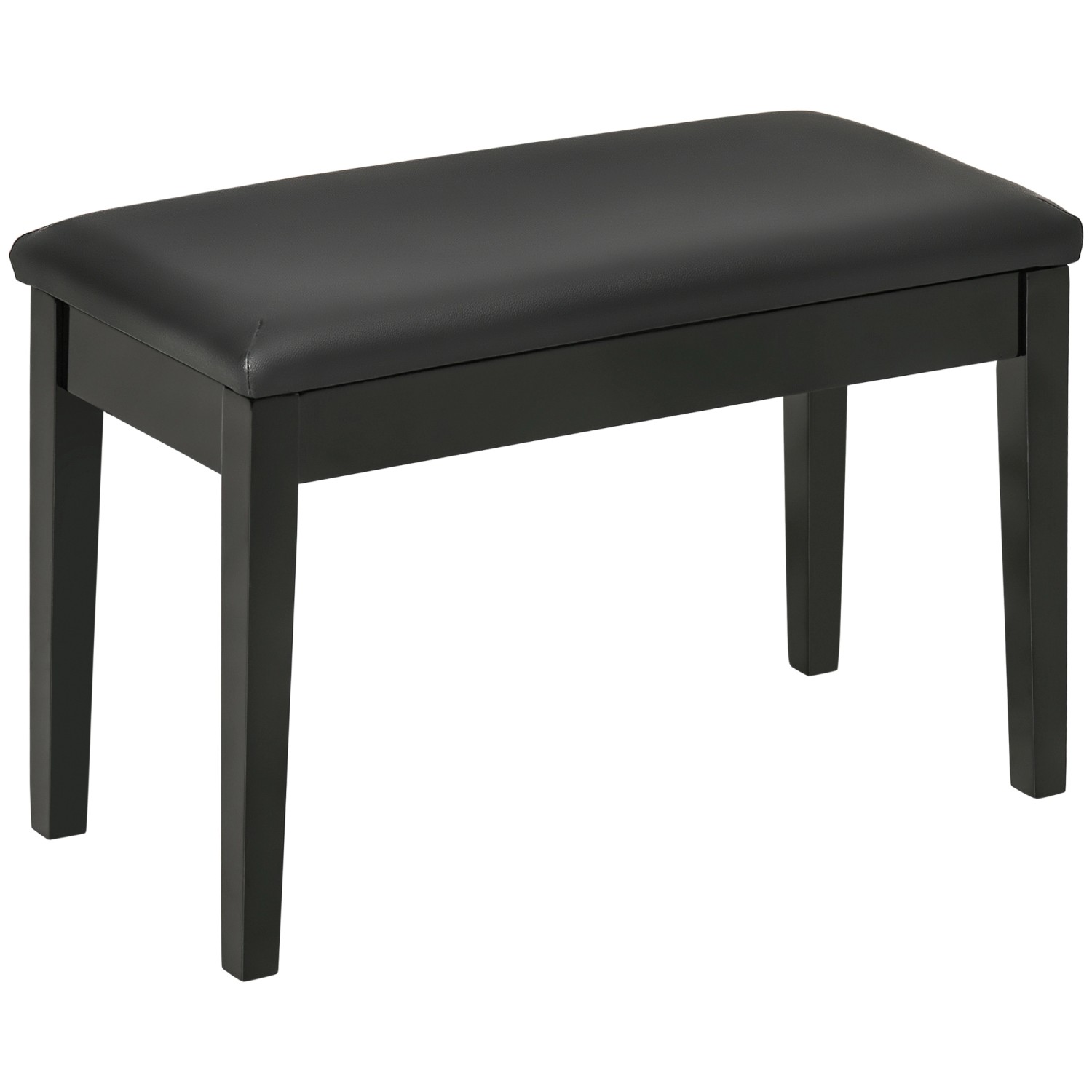 HOMCOM Klavierbank mit Stauraum Lederkissen Schwarz 75 x 35 x 49 cm HOMCOM Klavierbank mit Stauraum Lederkissen Schwarz 75 x 35 x 49 cm von HOMCOM