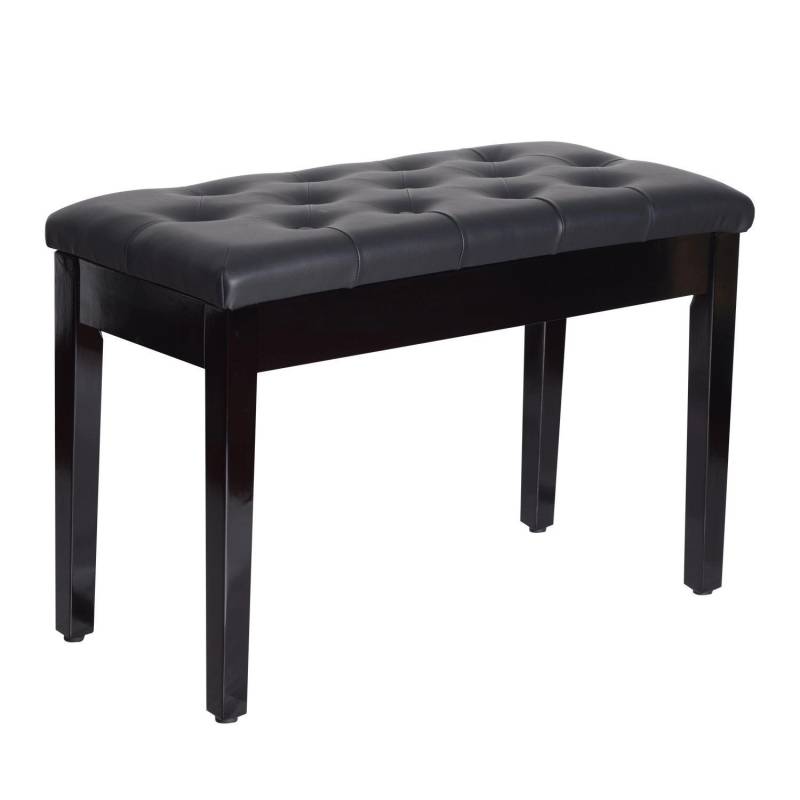 HOMCOM Klavierhocker Gummiholz Kunstleder Schwarz 76L x 36B x 50H cm HOMCOM Klavierhocker Gummiholz Kunstleder Schwarz 76L x 36B x 50H cm von HOMCOM