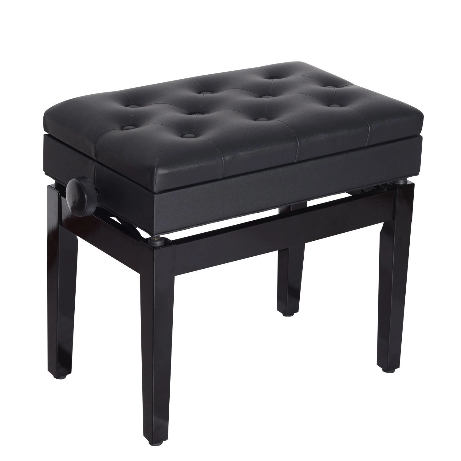 HOMCOM Klavierhocker mit Stauraum Höhenverstellbar 54,5 x 33 x 48-58 cm HOMCOM Klavierhocker mit Stauraum Höhenverstellbar 54,5 x 33 x 48-58 cm von HOMCOM