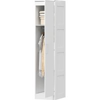 HOMCOM Kleiderschrank Mehrzweckschrank mit Kleiderstange, Regal, Soft-Close-Tür Garderobenschrank Schrank Drehtürenschrank für Schlafzimmer 40 x 52 x 180 cm Weiß Aosom HOMCOM Kleiderschrank Mehrzweckschrank mit Kleiderstange, Regal, Soft-Close-Tür Garderobenschrank Schrank Drehtürenschrank für Schlafzimmer 40 x 52 x 180 cm Weiß Aosom von HOMCOM