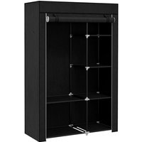 HOMCOM Kleiderschrank schwarz Polypropylen B/H/L: ca. 43x103x162,5 cm HOMCOM Kleiderschrank schwarz Polypropylen B/H/L: ca. 43x103x162,5 cm von HOMCOM