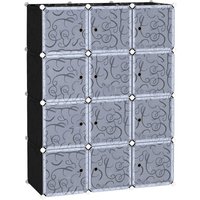 HOMCOM Kleiderschrank schwarz Polypropylen B/H/L: ca. 47x111x145 cm HOMCOM Kleiderschrank schwarz Polypropylen B/H/L: ca. 47x111x145 cm von HOMCOM