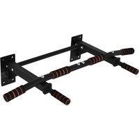 HOMCOM Klimmzugstange Fitnessstange aus Stahl maximale Belastung 120 kg Wandmontage 94 x 51 x 18 cm schwarz Aosom HOMCOM Klimmzugstange Fitnessstange aus Stahl maximale Belastung 120 kg Wandmontage 94 x 51 x 18 cm schwarz Aosom von HOMCOM