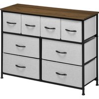 HOMCOM Kommode 8 Schubladen Schrank Schublade Stoff Faltbar - Schwarz Stahlstruktur - 100 x 30 x 78 cm Aosom HOMCOM Kommode 8 Schubladen Schrank Schublade Stoff Faltbar - Schwarz Stahlstruktur - 100 x 30 x 78 cm Aosom von HOMCOM