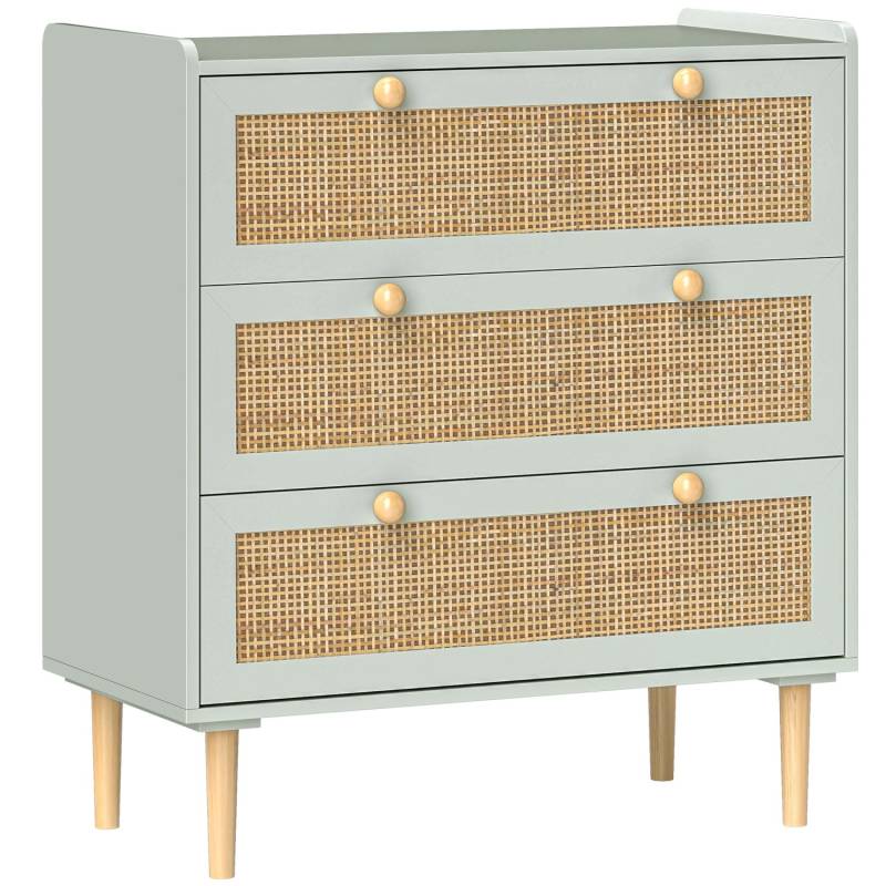 HOMCOM Kommode Beistellschrank MDF 80L x 40B x 87,5H cm von HOMCOM