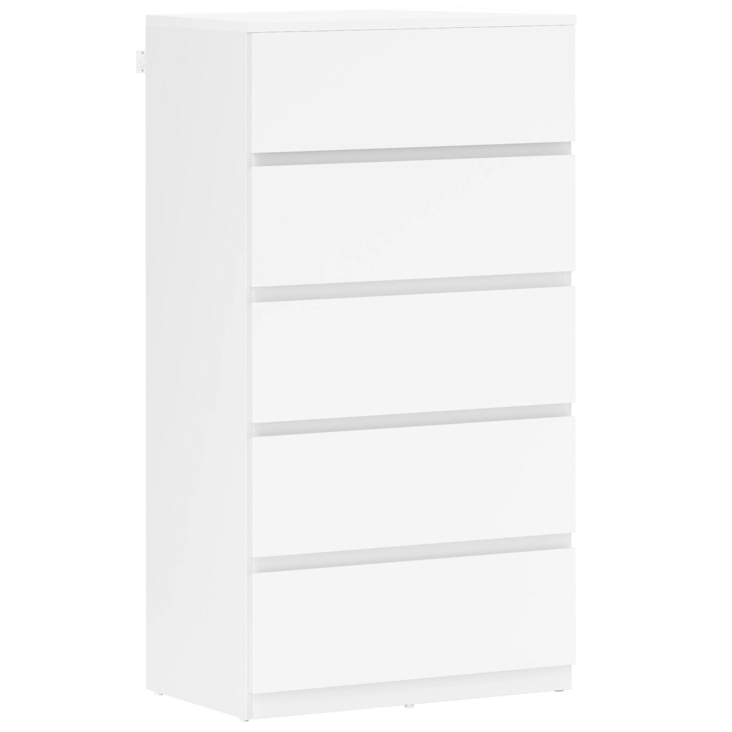 HOMCOM Kommode Holzwerkstoff 55L x 34B x 100H cm Weiß HOMCOM Kommode Holzwerkstoff 55L x 34B x 100H cm Weiß von HOMCOM