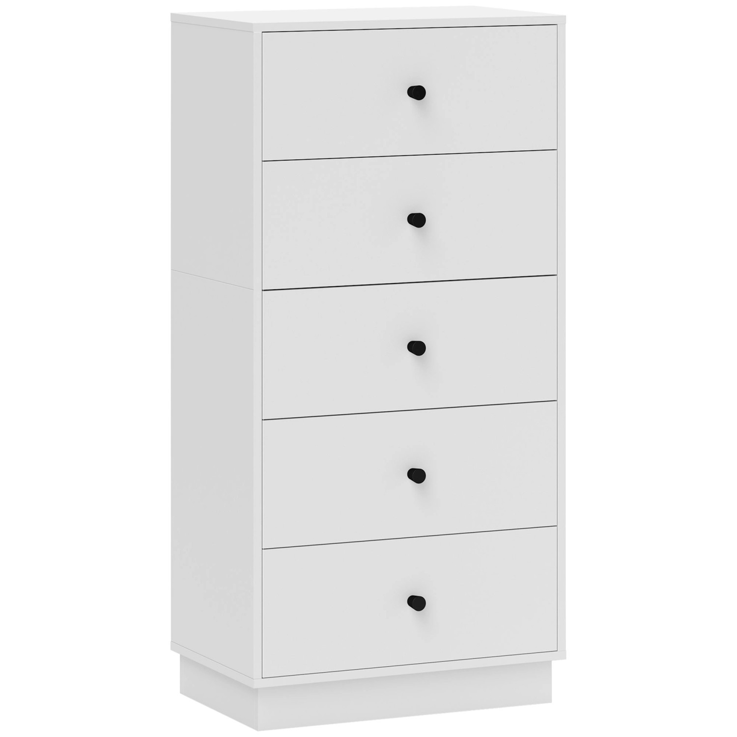 HOMCOM Kommode Spanplatte 47L x 29B x 95H cm Weiß HOMCOM Kommode Spanplatte 47L x 29B x 95H cm Weiß von HOMCOM