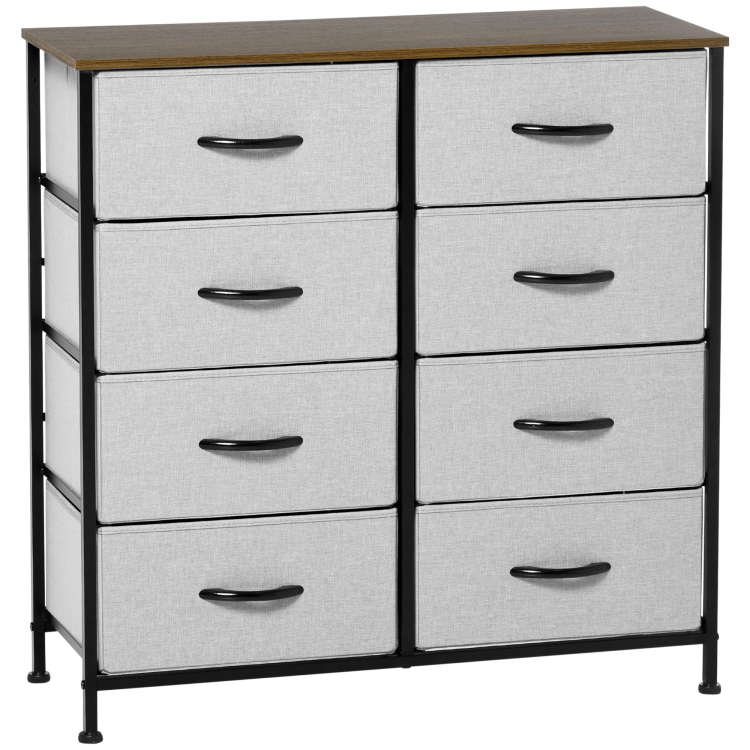 HOMCOM Kommode mit Arbeitsplatte MDF Grau 80L x 30B x 81,5H cm HOMCOM Kommode mit Arbeitsplatte MDF Grau 80L x 30B x 81,5H cm von HOMCOM
