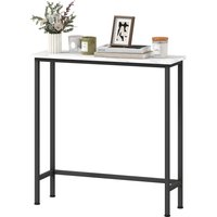 HOMCOM Konsolentisch Moderner Eingangskonsolentisch Schmal mit Marmorierter Oberfläche und Metallrahmen für Eingang Wohnzimmer 75x24x76 cm Weiß und Schwarz Aosom HOMCOM Konsolentisch Moderner Eingangskonsolentisch Schmal mit Marmorierter Oberfläche und Metallrahmen für Eingang Wohnzimmer 75x24x76 cm Weiß und Schwarz Aosom von HOMCOM