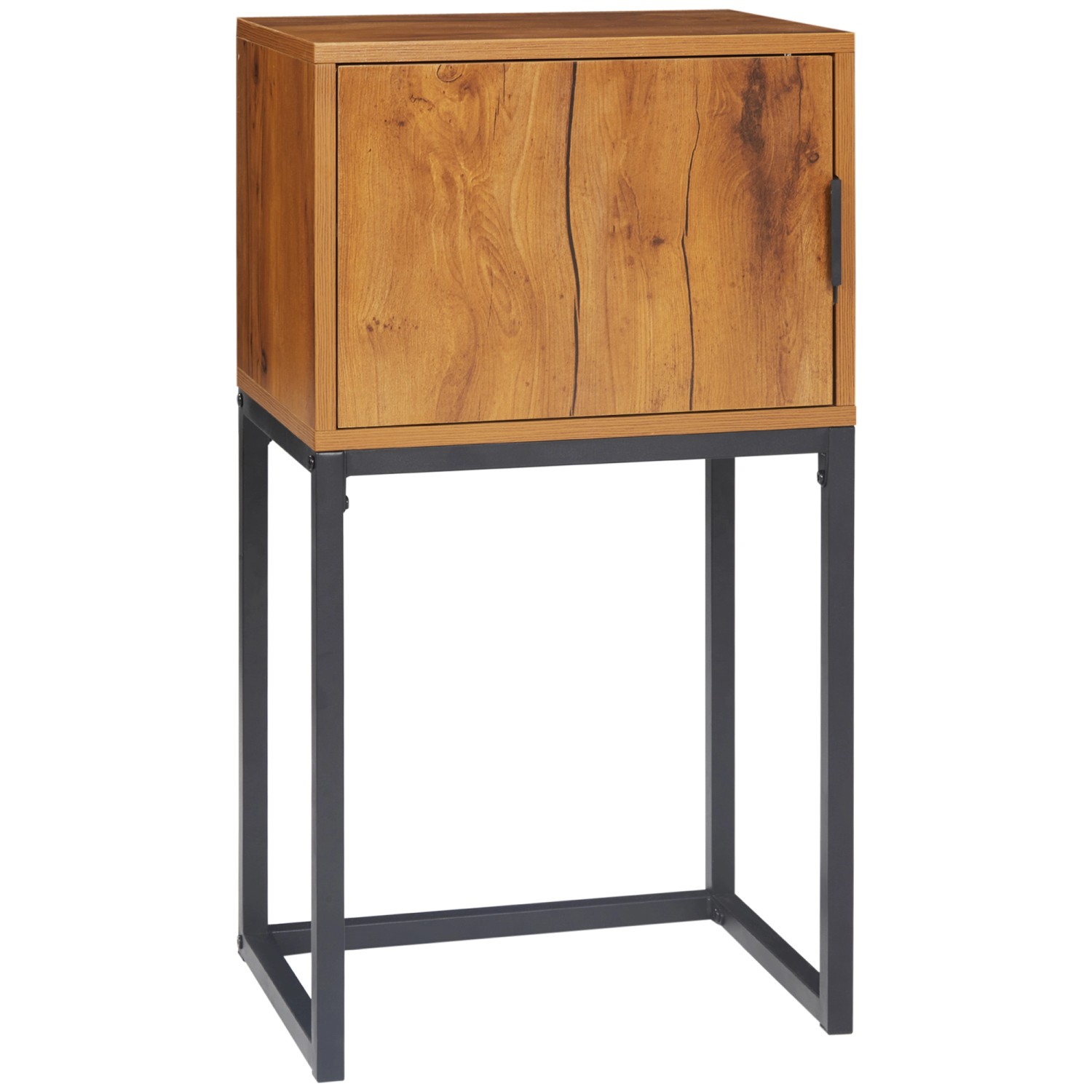 HOMCOM Konsolentisch Spanplatte Stahl Naturholz 40L x 30B x 76H cm HOMCOM Konsolentisch Spanplatte Stahl Naturholz 40L x 30B x 76H cm von HOMCOM