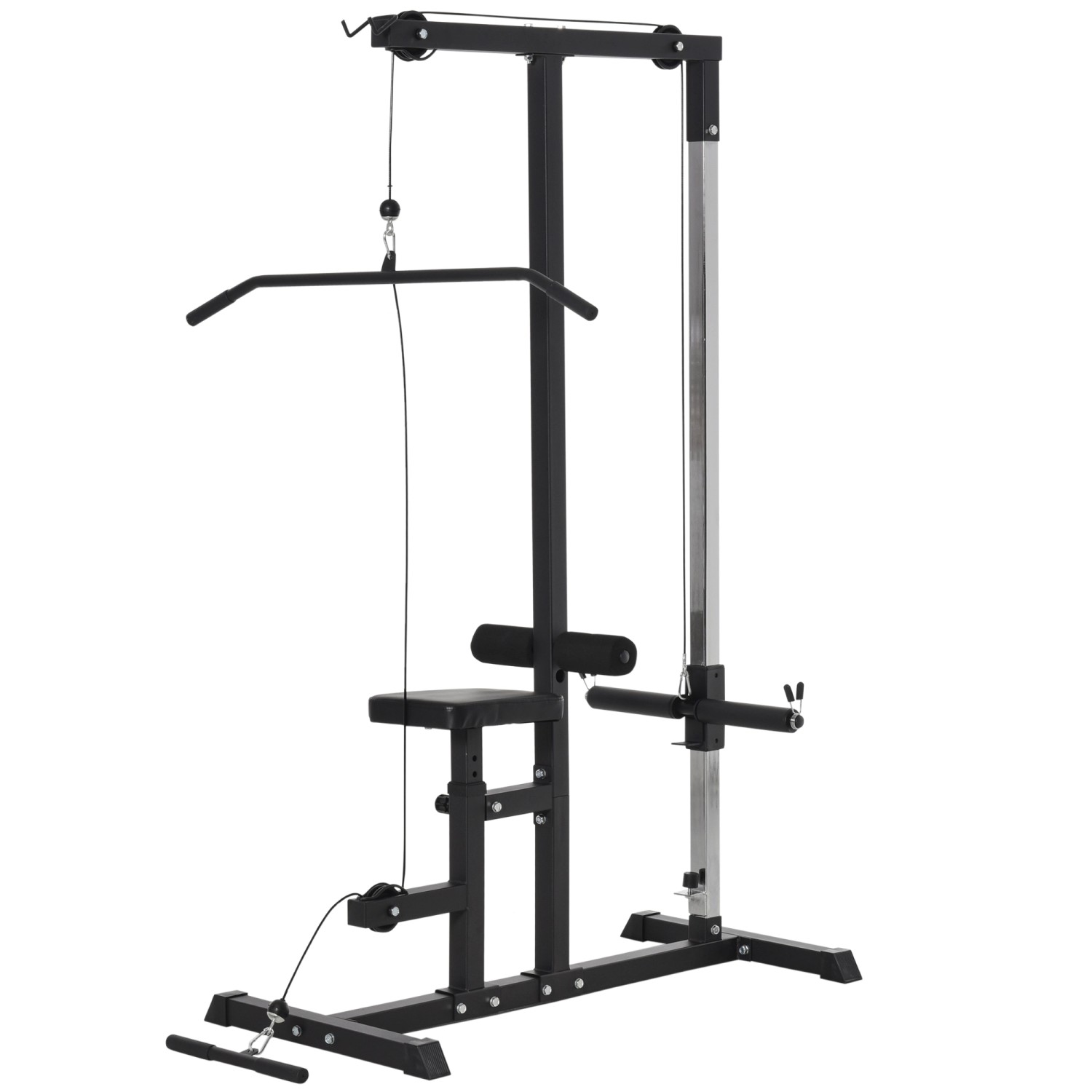 HOMCOM Kraftturm Dip-Station mit Verstellbarem Sitz Stahl 107x120x190cm Schwarz HOMCOM Kraftturm Dip-Station mit Verstellbarem Sitz Stahl 107x120x190cm Schwarz von HOMCOM
