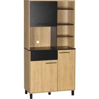 HOMCOM Küchenbuffet Küchenschrank mit Mehrfach-Stauraum, 1 Schublade, 3 Schränke, 4 Nischen und Kabeldurchlass, Höhe 180 cm Aosom HOMCOM Küchenbuffet Küchenschrank mit Mehrfach-Stauraum, 1 Schublade, 3 Schränke, 4 Nischen und Kabeldurchlass, Höhe 180 cm Aosom von HOMCOM