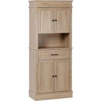 HOMCOM Küchenbuffet Küchenschrank mit vielseitiger Aufbewahrung 2 Schränke 2 Türen Schublade Nische MDF Spanplatten E1 Hell Eiche Aosom HOMCOM Küchenbuffet Küchenschrank mit vielseitiger Aufbewahrung 2 Schränke 2 Türen Schublade Nische MDF Spanplatten E1 Hell Eiche Aosom von HOMCOM