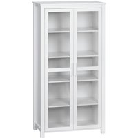HOMCOM Küchenschrank Hochschrank Küchenbuffet mit 2 Glastüren Esszimmerschrank Vitrinenschrank mit 2 verstellbaren Innenböden Kippschutz Spanplatte Weiß 80 x 39,5 x 160 cm Aosom HOMCOM Küchenschrank Hochschrank Küchenbuffet mit 2 Glastüren Esszimmerschrank Vitrinenschrank mit 2 verstellbaren Innenböden Kippschutz Spanplatte Weiß 80 x 39,5 x 160 cm Aosom von HOMCOM
