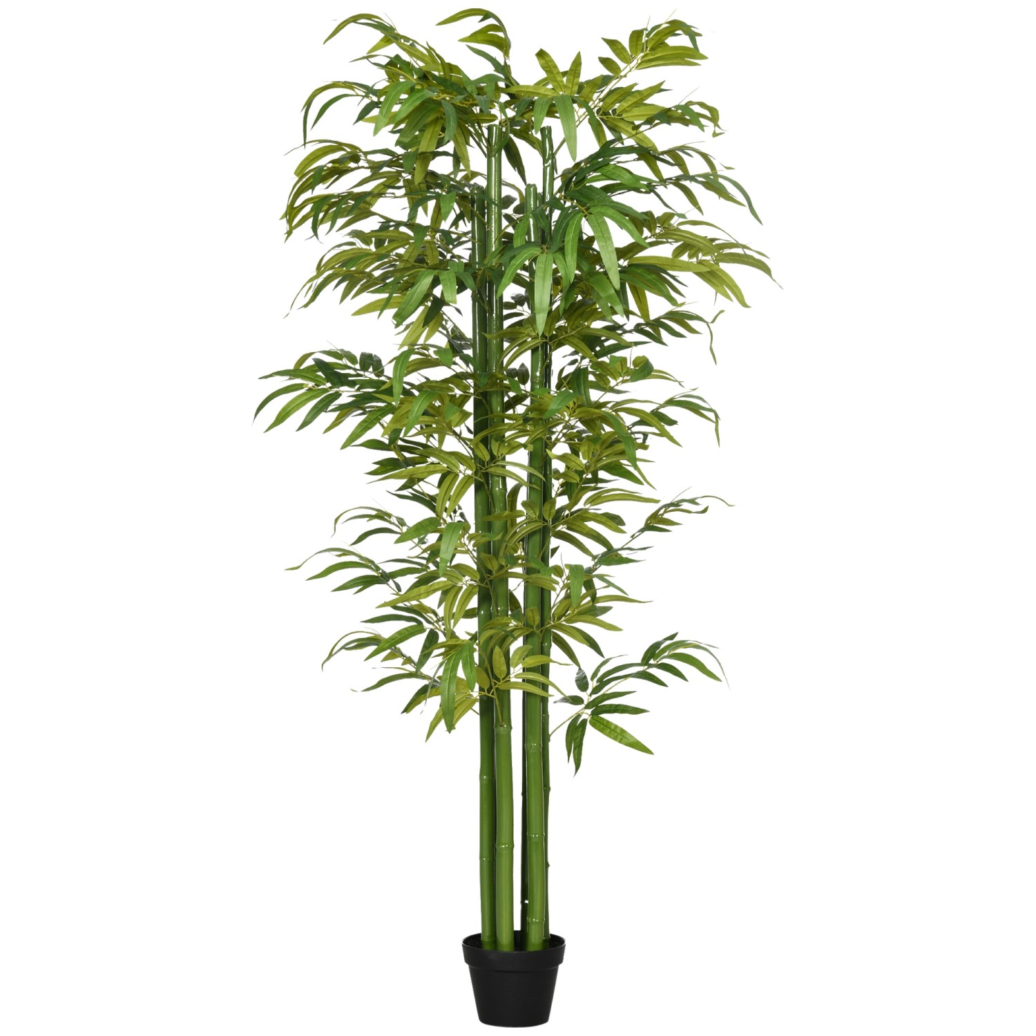 HOMCOM Künstliche Pflanze 180 cm mit Übertopf von HOMCOM