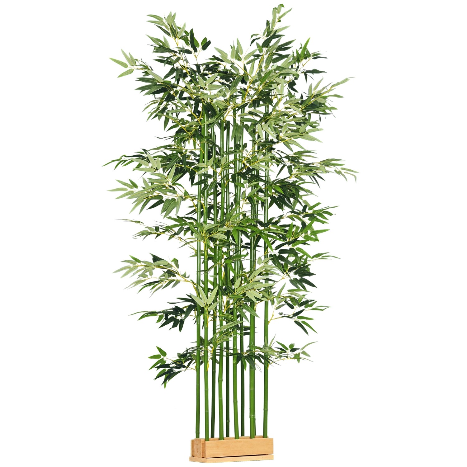 HOMCOM Künstliche Pflanze Polyester Bambus Ø35 x 180H cm HOMCOM Künstliche Pflanze Polyester Bambus Ø35 x 180H cm von HOMCOM