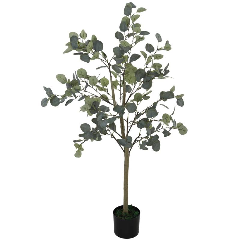 HOMCOM Künstliche Pflanze Seide Kunststoff  15L x 15B x 150H cm von HOMCOM