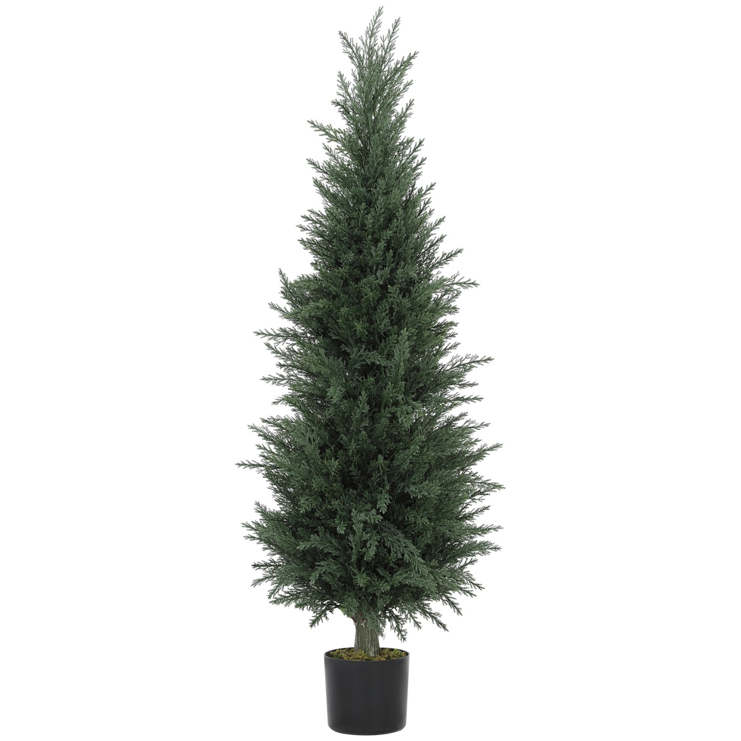 HOMCOM Künstliche Zypresse Groß 120 cm UV-beständig HOMCOM Künstliche Zypresse Groß 120 cm UV-beständig von HOMCOM