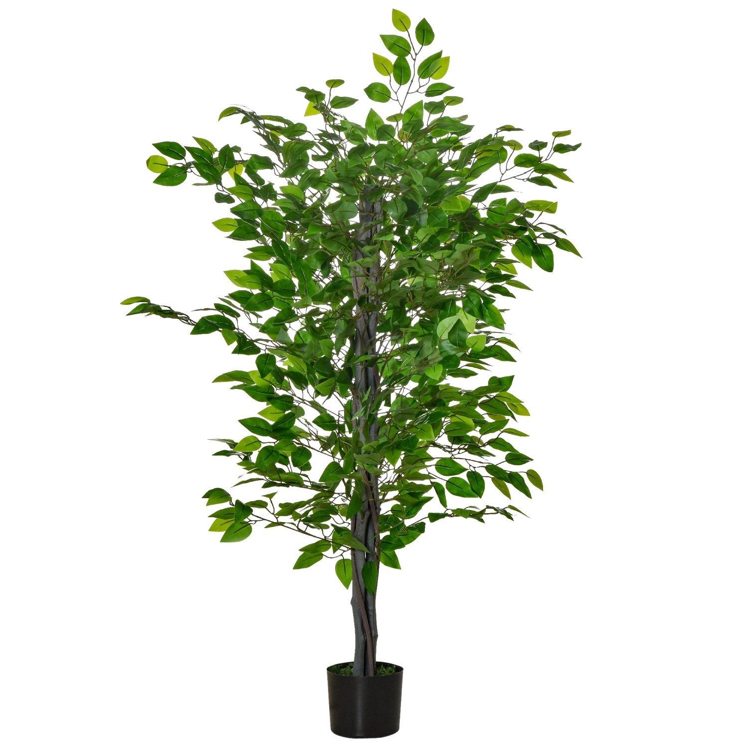 HOMCOM Künstlicher Ficusbaum Kunststoff Zement 15L x 15B x 135H cm HOMCOM Künstlicher Ficusbaum Kunststoff Zement 15L x 15B x 135H cm von HOMCOM
