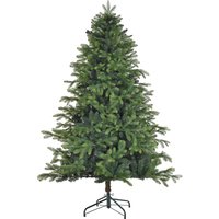 HOMCOM Künstlicher Weihnachtsbaum 180 cm mit 1700 Spitzen, klappbar & stabiler Metallständer, ideal für Weihnachtsdeko, grün   Aosom.de von HOMCOM