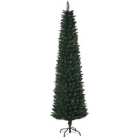 HOMCOM Künstlicher Weihnachtsbaum, 180 cm Christbaum mit 380 Spitzen, schlanke Form, klappbar Metallständer, für Weihnachten Deko, Grün Aosom HOMCOM Künstlicher Weihnachtsbaum, 180 cm Christbaum mit 380 Spitzen, schlanke Form, klappbar Metallständer, für Weihnachten Deko, Grün Aosom von HOMCOM