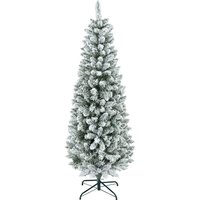 HOMCOM Künstlicher Weihnachtsbaum 180 cm mit 479 Spitzen und Kunstschnee klappbar mit Metallständer für festliche Weihnachtsdeko Grün Aosom.de HOMCOM Künstlicher Weihnachtsbaum 180 cm mit 479 Spitzen und Kunstschnee klappbar mit Metallständer für festliche Weihnachtsdeko Grün Aosom.de von HOMCOM