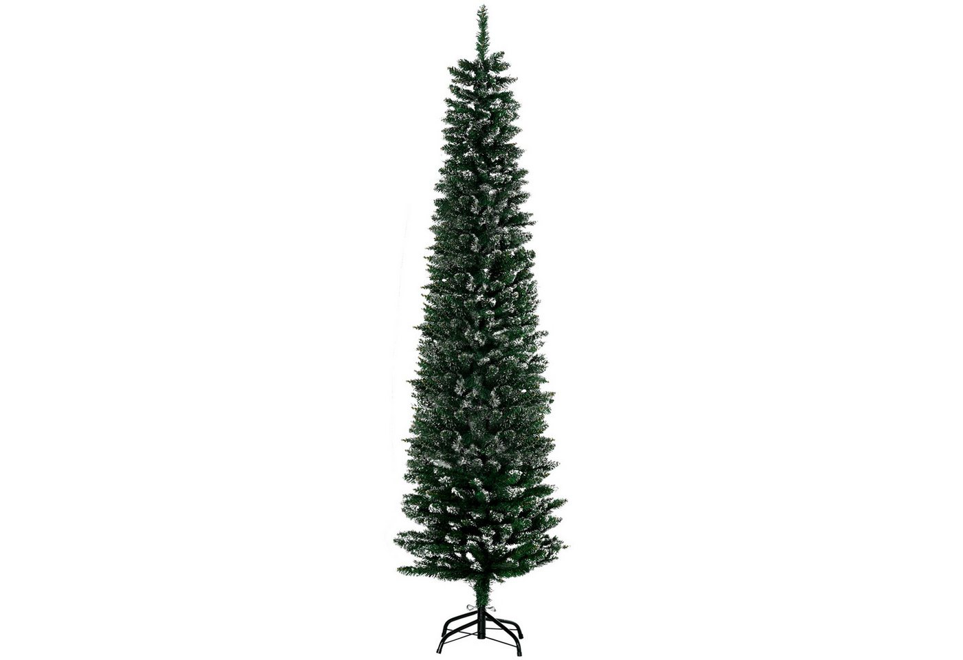 HOMCOM Künstlicher Weihnachtsbaum 190 cm, mit 570 Spitzen, Kunstschnee, klappbar Metallständer, Künstlicher Baum, für Weihnachten Deko, Grün HOMCOM Künstlicher Weihnachtsbaum 190 cm, mit 570 Spitzen, Kunstschnee, klappbar Metallständer, Künstlicher Baum, für Weihnachten Deko, Grün von HOMCOM