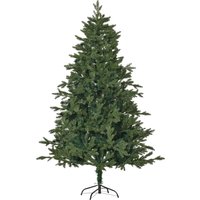 HOMCOM künstlicher Weihnachtsbaum 1,8 m Christbaum Tannenbaum PVC PE Metall Grün Ø90 x 180 cm von HOMCOM
