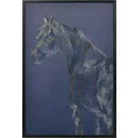 HOMCOM Kunstdruck Canvas Wand Art "Pferd" Wandbilder für Wohnzimmer von HOMCOM