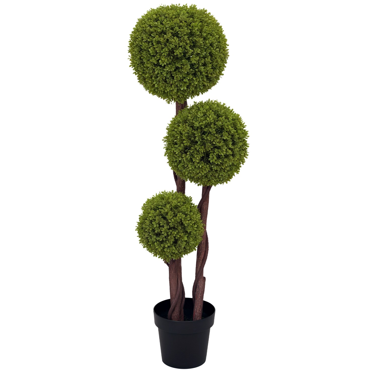 HOMCOM Kunstpflanze Kunststoff Zement  19,5L x 19,5B x 115H cm von HOMCOM