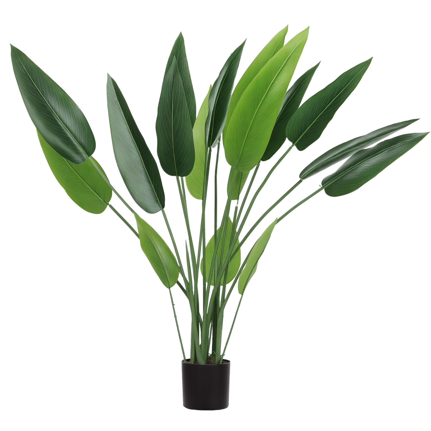 HOMCOM Kunstpflanze Plastik 18 Blätter 110 cm HOMCOM Kunstpflanze Plastik 18 Blätter 110 cm von HOMCOM