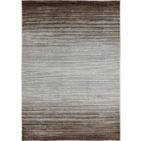 HOMCOM Kurzflor Webteppich Grau-Braun 230 x 160 x 0,9 cm   Aosom von HOMCOM