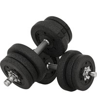 HOMCOM Kurzhantel Set 25KG Hantelset mit Hantelscheiben für Zuhause Büro Fitnessstudio Stahl Kunstleder Schwarz Krafttraining Aosom HOMCOM Kurzhantel Set 25KG Hantelset mit Hantelscheiben für Zuhause Büro Fitnessstudio Stahl Kunstleder Schwarz Krafttraining Aosom von HOMCOM