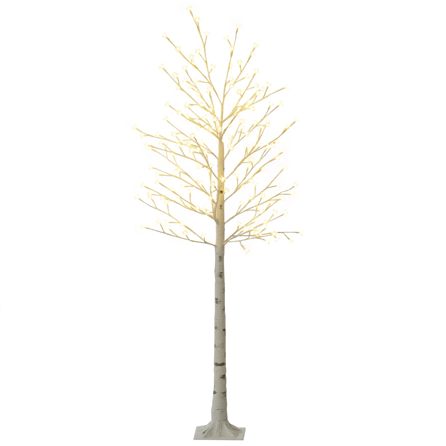 HOMCOM LED Baum mit 180 LEDs 3 Helligkeitsstufen von HOMCOM