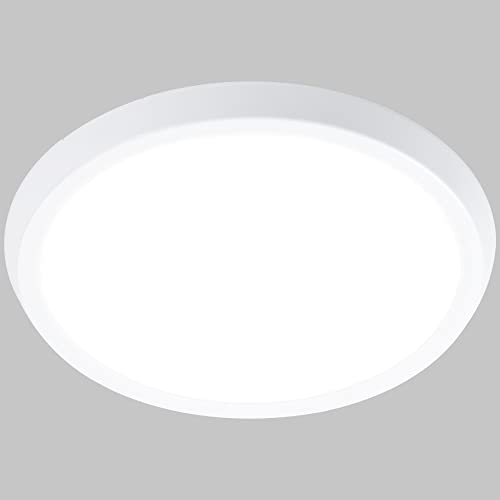 HOMCOM LED Deckenlampe Dimmbare Deckenleuchte, 35W Hintergrundbeleuchtung Runde Deckenbeleuchtung mit WiFi Kontrolle und Fernbedienung für Wohnzimmer Badezimmer Ø30 x 3,2H cm HOMCOM LED Deckenlampe Dimmbare Deckenleuchte, 35W Hintergrundbeleuchtung Runde Deckenbeleuchtung mit WiFi Kontrolle und Fernbedienung für Wohnzimmer Badezimmer Ø30 x 3,2H cm von HOMCOM