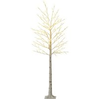 HOMCOM LED Lichterbaum 180 cm LED Baum mit 180 warmweißen LEDs, 3 Helligkeitsstufen IP44 Kirschblütenbaum Innen und Außen Weihnachtsdeko künstlicher von HOMCOM