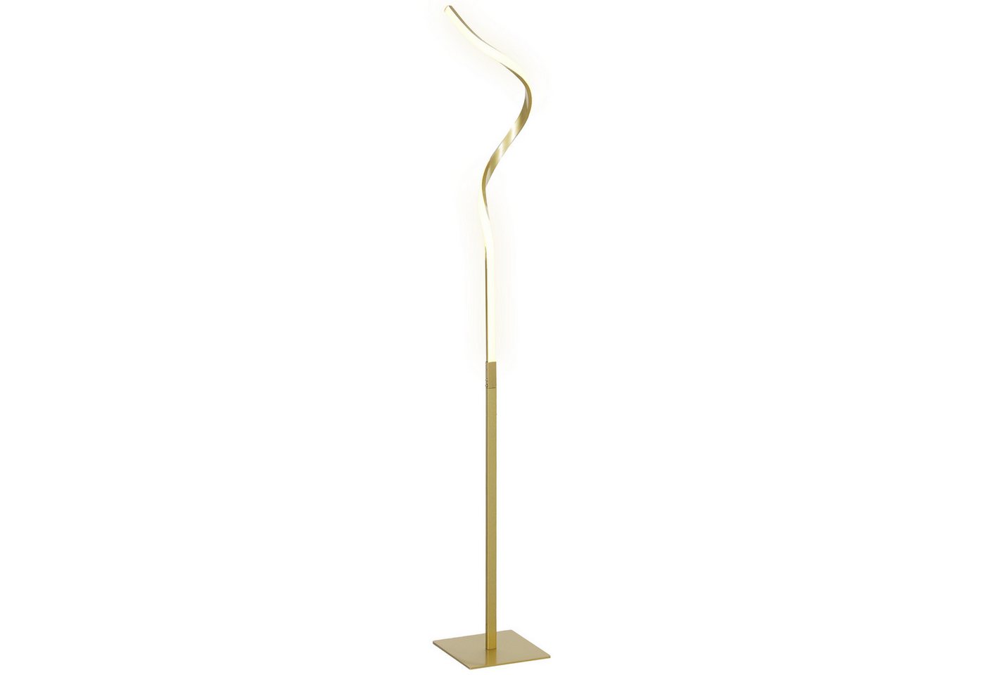 HOMCOM LED Stehlampe Stehleuchte mit Fußschalter, 3 Lichtfarben, LED, Modern 146 cm Stehleuchte für Schlafzimmer, Gold HOMCOM LED Stehlampe Stehleuchte mit Fußschalter, 3 Lichtfarben, LED, Modern 146 cm Stehleuchte für Schlafzimmer, Gold von HOMCOM