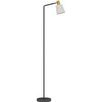 HOMCOM LED Stehlampe Wohnzimmer Stehleuchte mit 350° drehbar Kopf Modern Standleuchte mit 3000K/4000K/6500K Farbtemperaturen für Wohnzimmer Schlafzimmer Schwarz   Aosom von HOMCOM